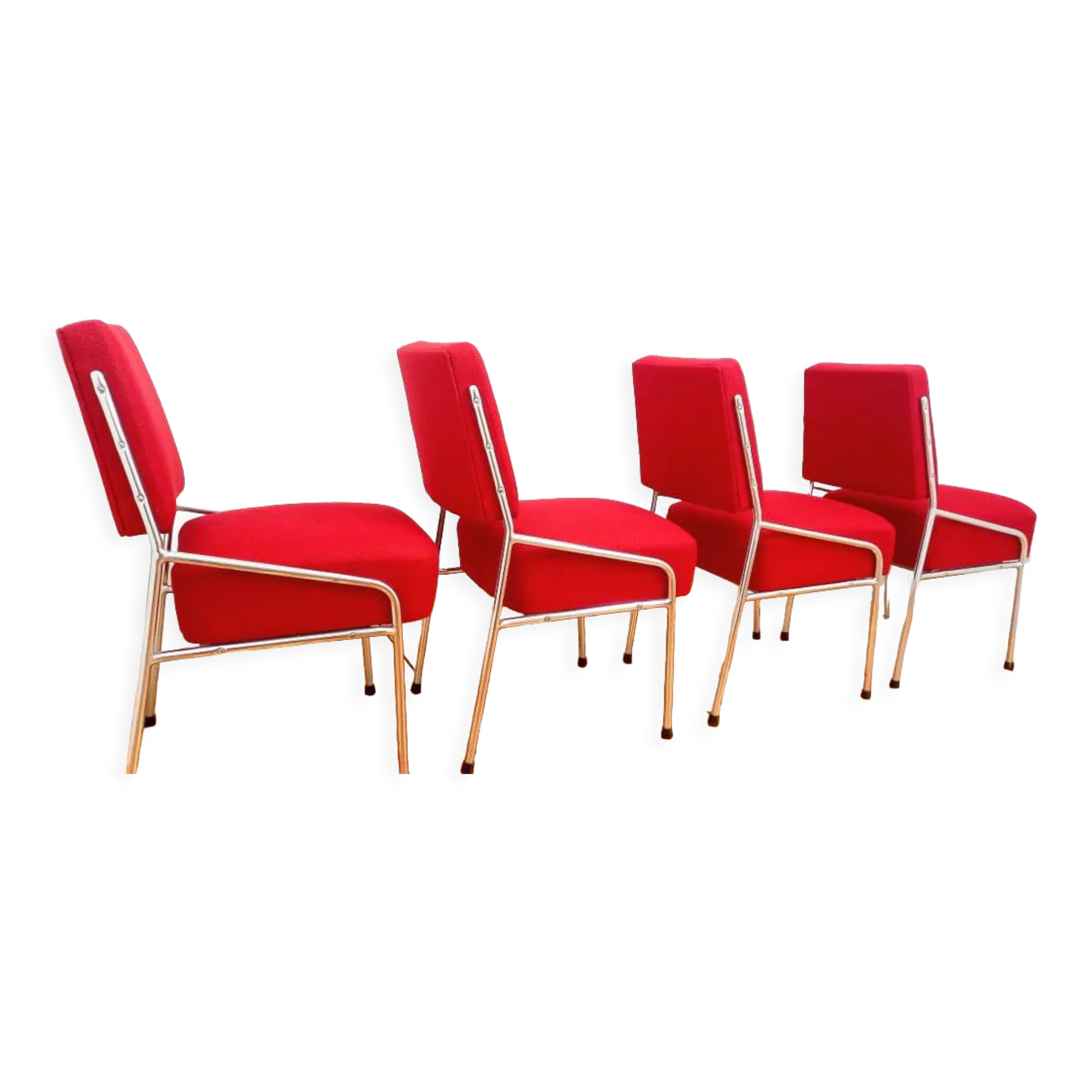 A set of four chairs designed by Hynek Gottwald, Czechoslovakia, Bauhaus