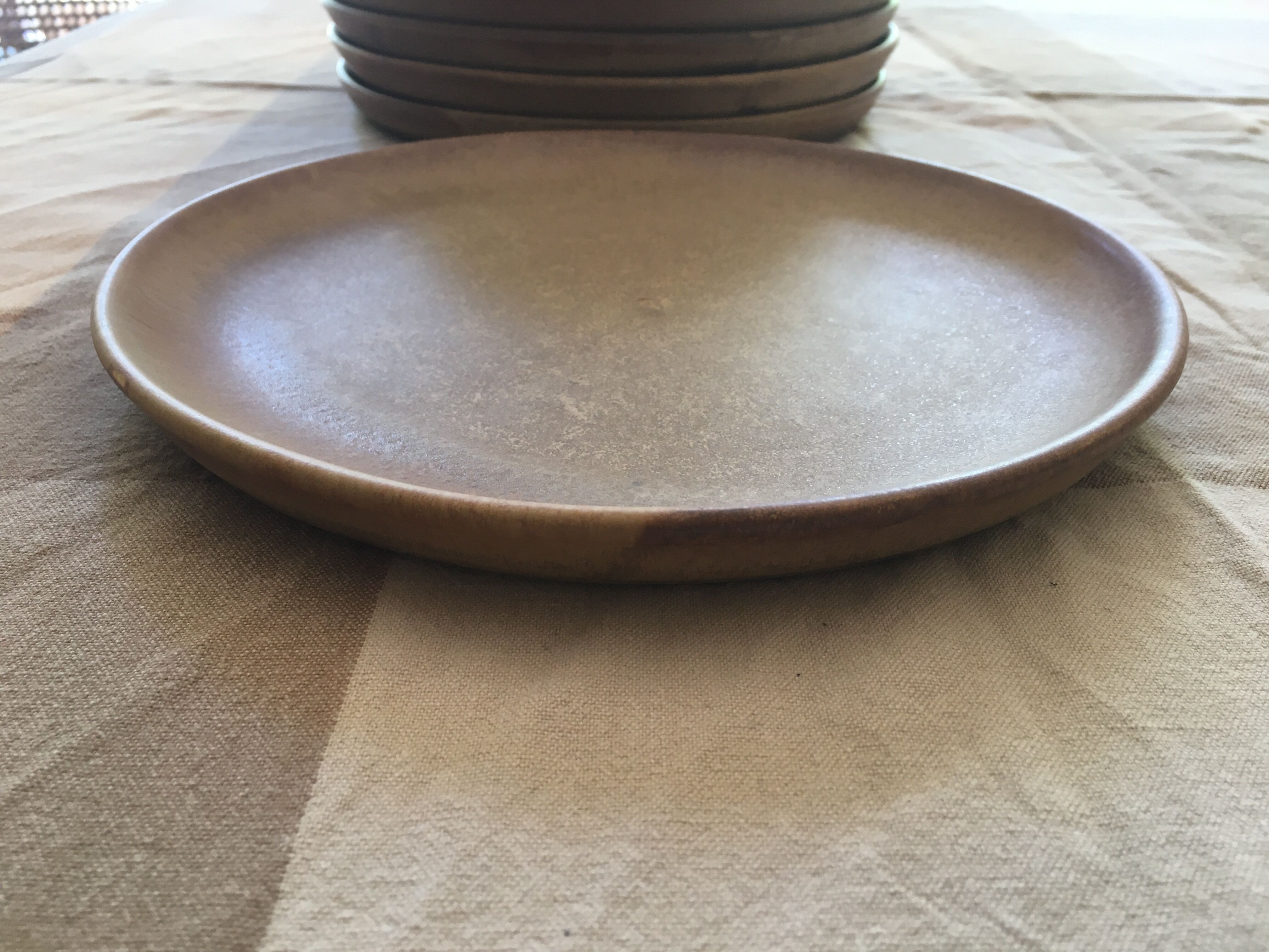 Lot of 8 flat sandstone plates