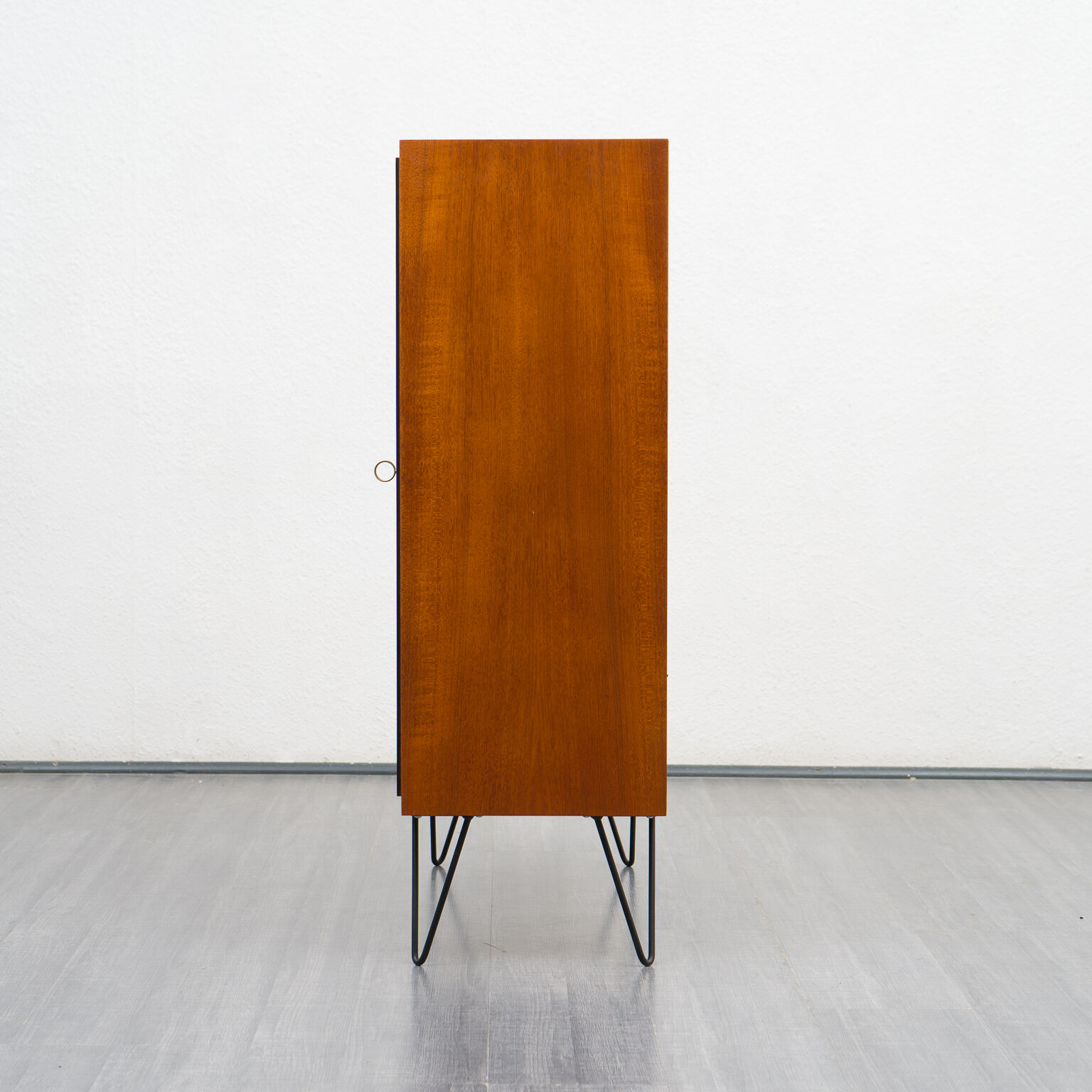 Wardrobe, teak, vintage, ridged doors