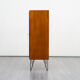 Wardrobe, teak, vintage, ridged doors