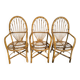 3 Rattan Armchairs from the 70s