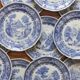 12 dessert plates in earthenware "Burgenland" Villeroy and vintage Boch