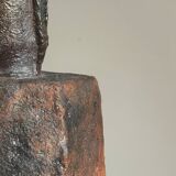 Large "fireplace" sculpture by Gérard Brossard