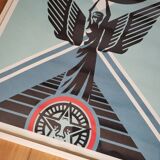 Obey "Lotus Angel" screen print