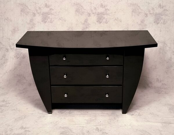 Commode David Lange - Bois Laqué - Ca 1970