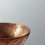 Anthroposophical hand hammered metal vase