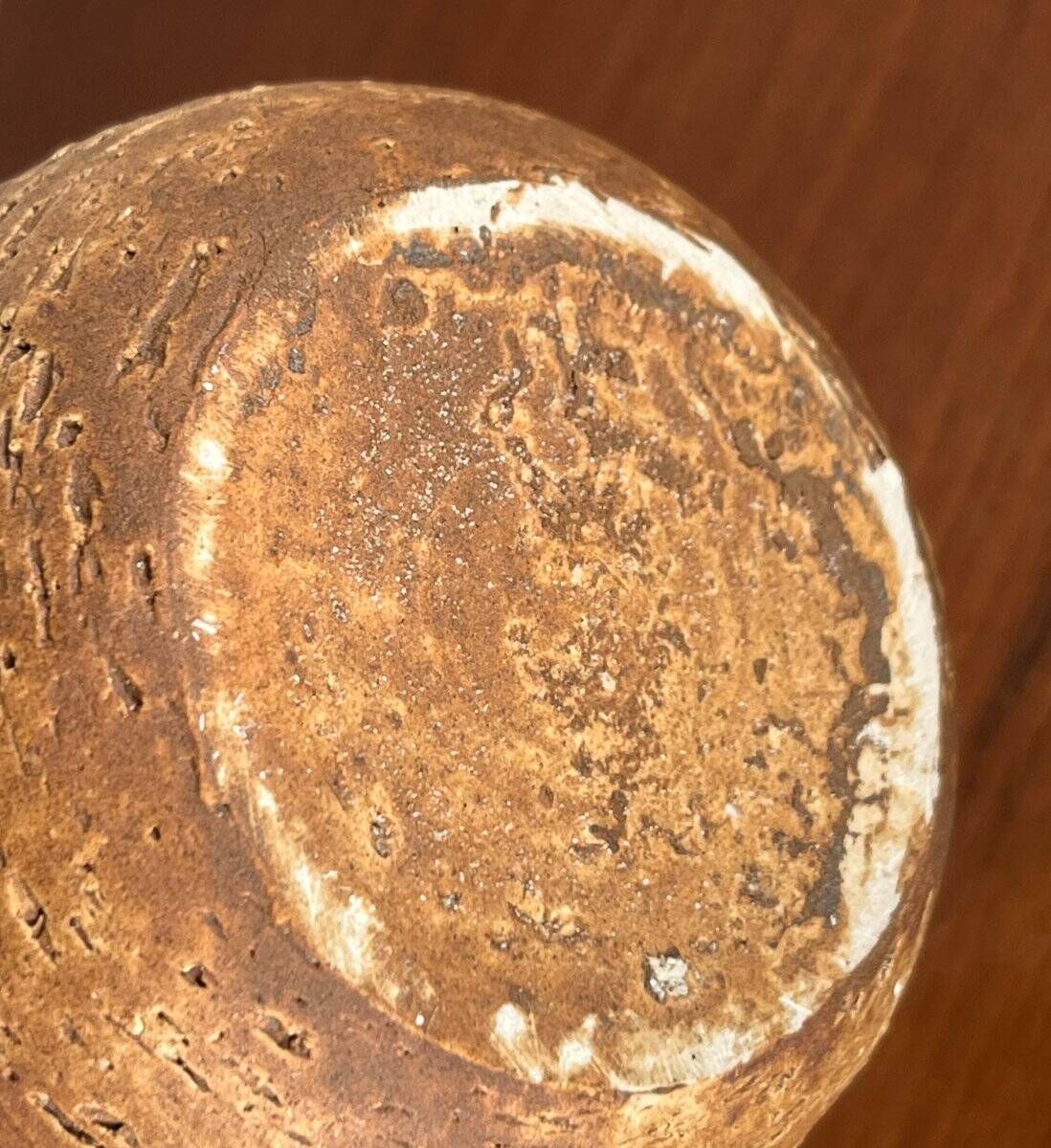 Modern West German ceramic vase from the mid-century by Ü-Keramik Übelacker, 1960s.