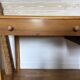 Bureau art deco 108x60 3 tiroirs dessus cuir à changer
