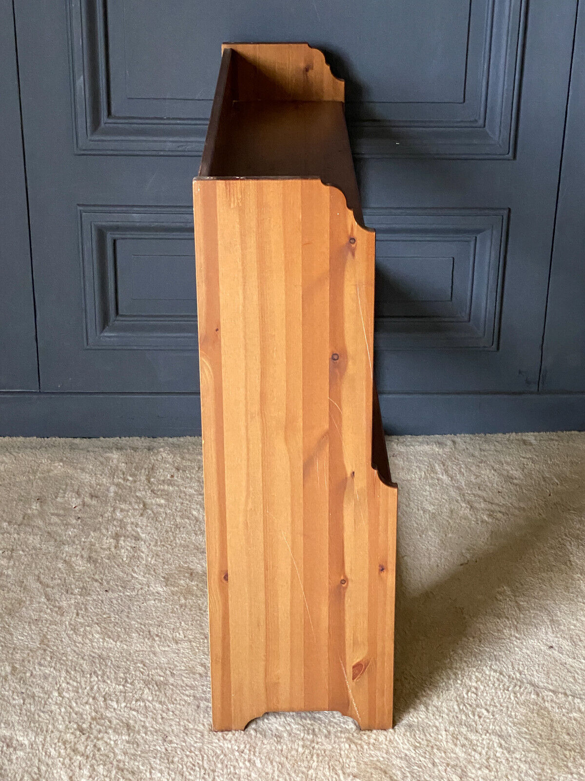 Three-level shelf in pine Ikea Leksvik Hylla 1999