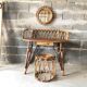 Vintage rattan dressing table 1960