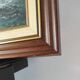 Vintage painting on canvas "Marine / Sailboat" signed Simon