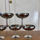 Set of 7 vintage stainless steel dessert bowls