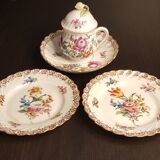Small Dresden porcelain set