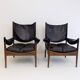 Ensemble de 2 fauteuils en cuir Modus pour Søren Willadsen, Kristian Vedel