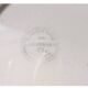 Longchamp earthenware dessert plate set with floral design