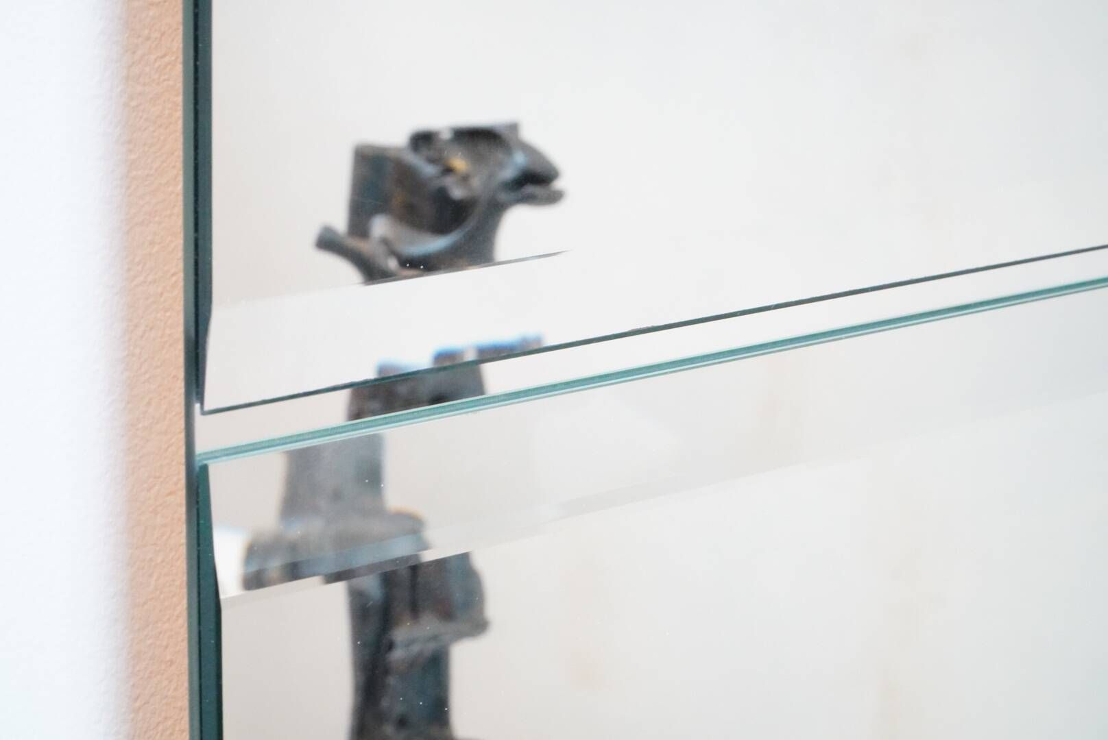 Michel Martens, Minimalist Glass Art Mirror 'Line'