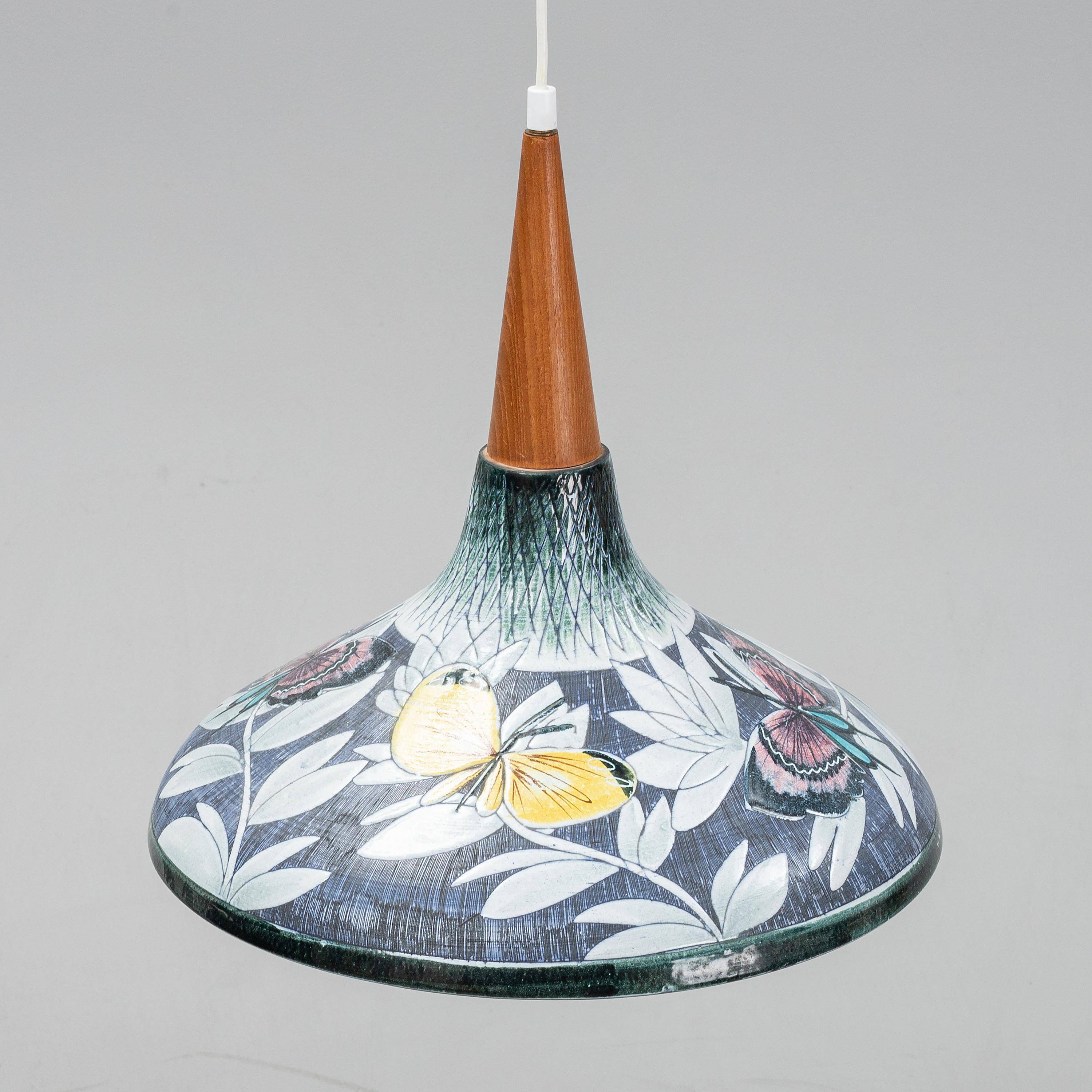 Suspension lamp Marian Zawadsky Lamp for Tilgman, Sweden, 1950
