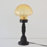 Vintage 1920s wrought iron Art Deco lamp