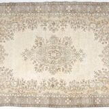 Oushak Anatolian Antique Wool Rug