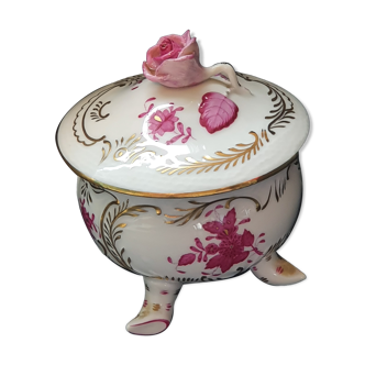 Herend hungary Hand painted small porcelain pot