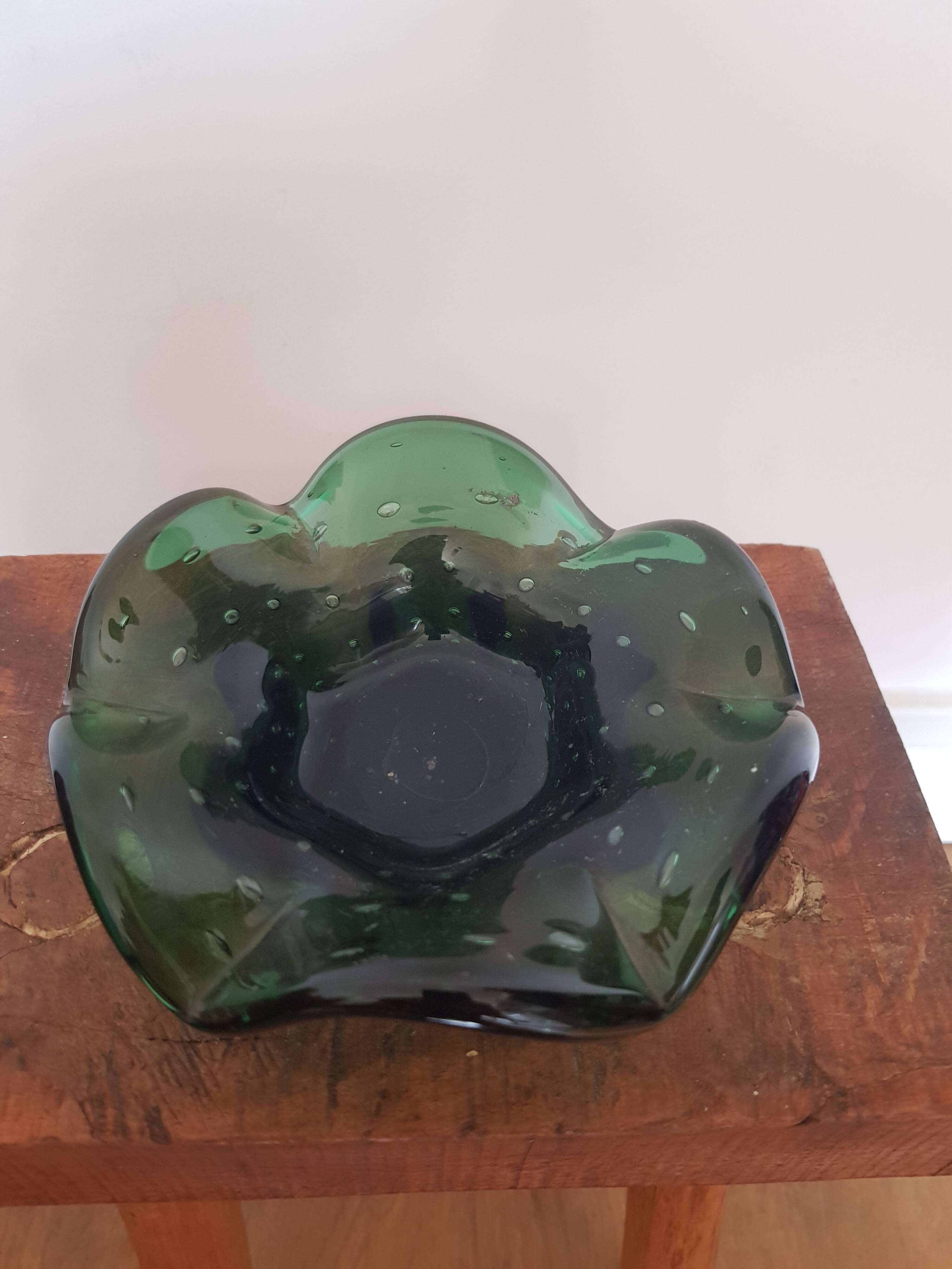 Cendrier en verre de murano