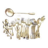 36-piece silver-plated cutlery set