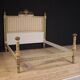 Lacquered Italian double bed in the Louis XVI style from the 20th century
