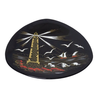 Decorative plate Le Phare Longwy