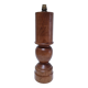 Vintage solid oak lamp base stamped H.44 cm