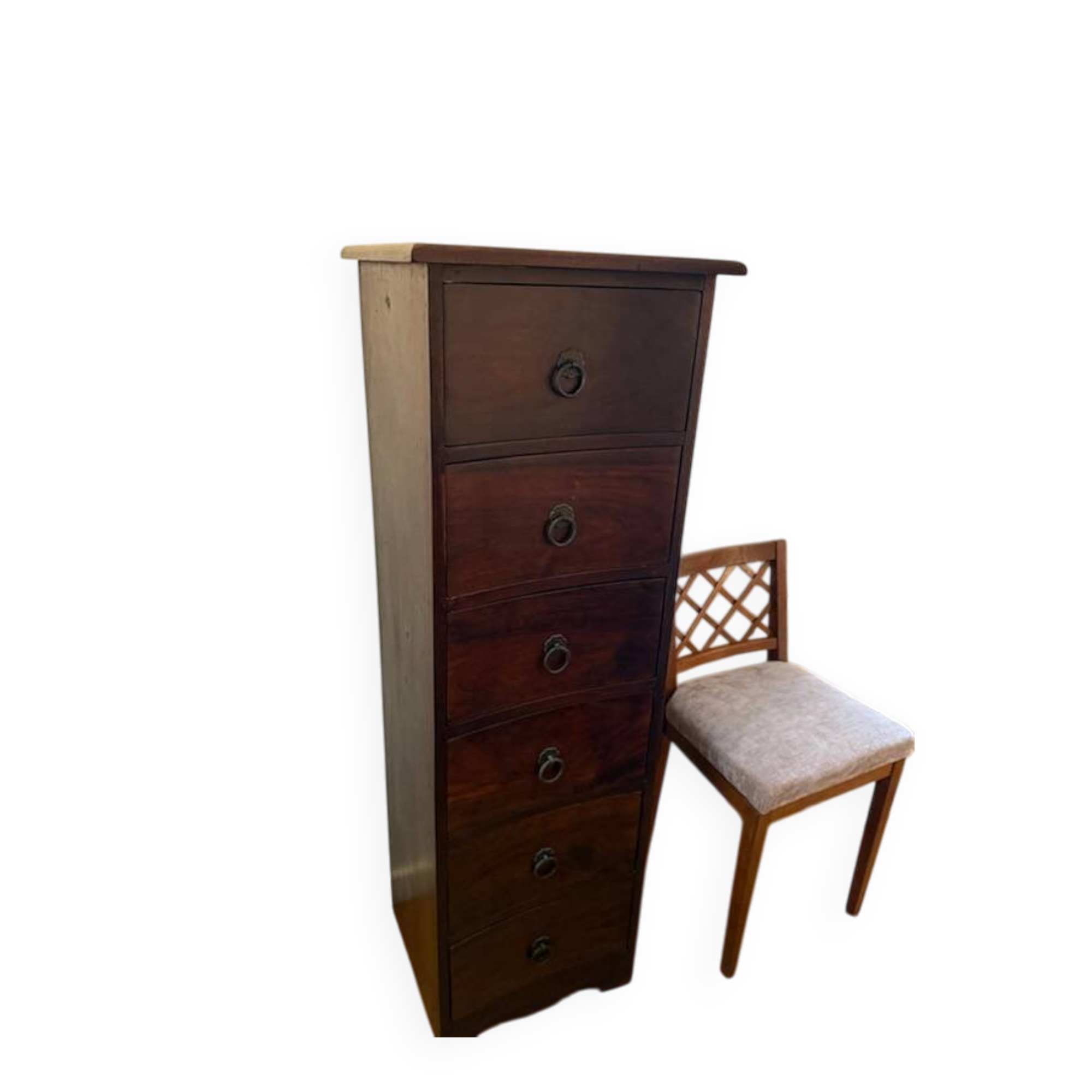 Title: exotic solid wood column unit for CD storage
