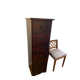 Title: exotic solid wood column unit for CD storage