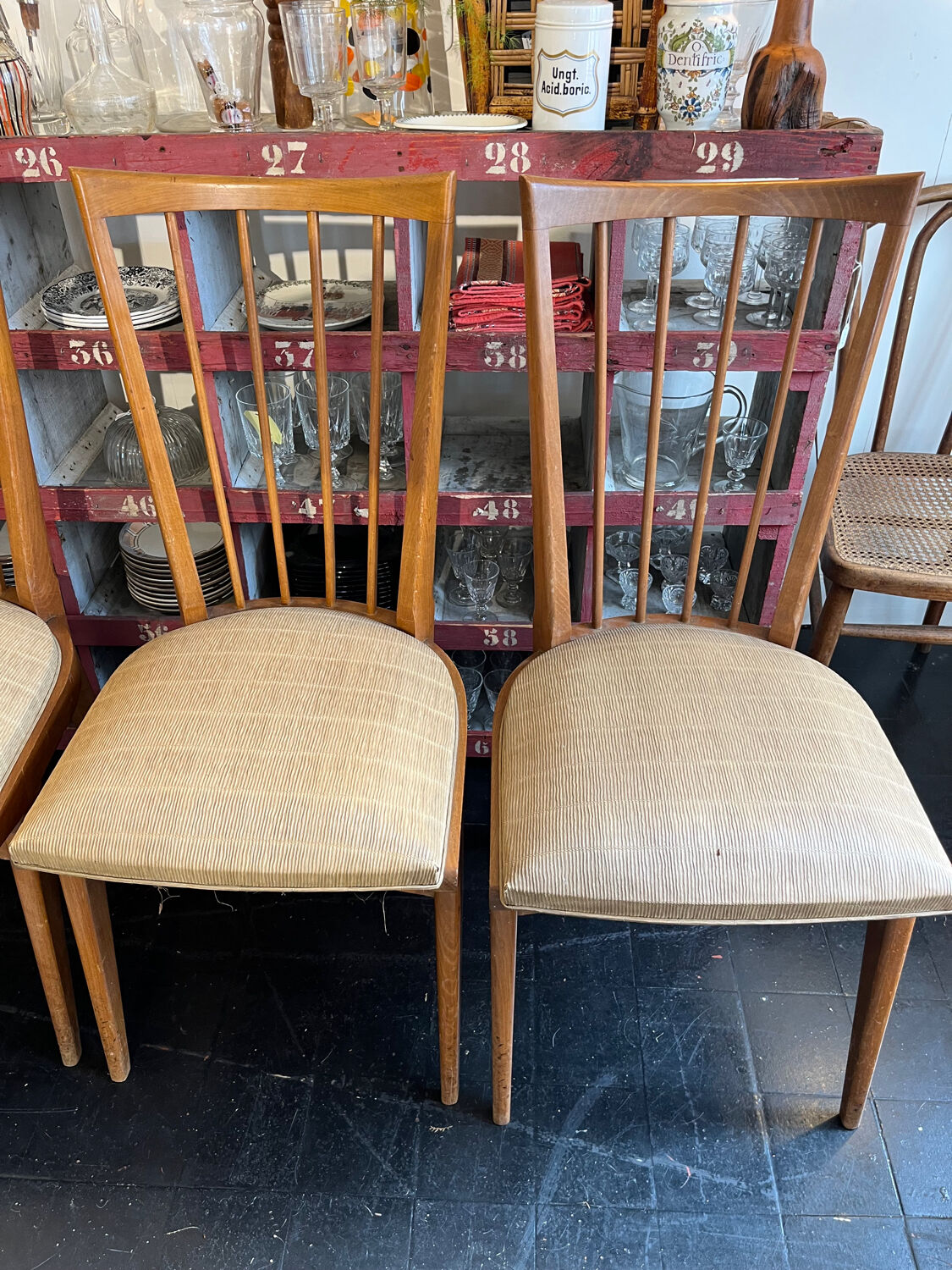 Set of 4 chairs 1950