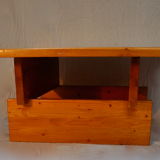 Scandinavian solid pine coffee table, Roland Wihelmsson, Sweden 1960