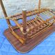Table basse en rotin et bambou
