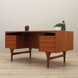 Teak desk, Danish design, 1960s, designer: Vald Mortensen, production: Odense