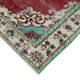 Turkish hand-knotted rustic 1970s beige carpet 190 cm x 291 cm