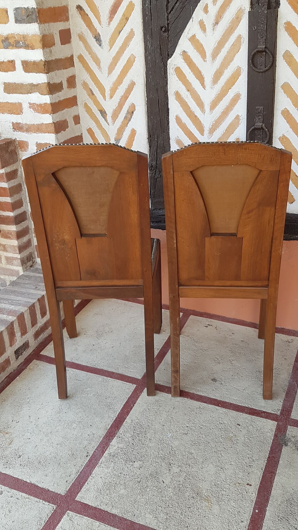 Pair of art deco chairs 1930