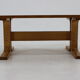 1970s Beech Bench/Planter Stand Czechoslovakia