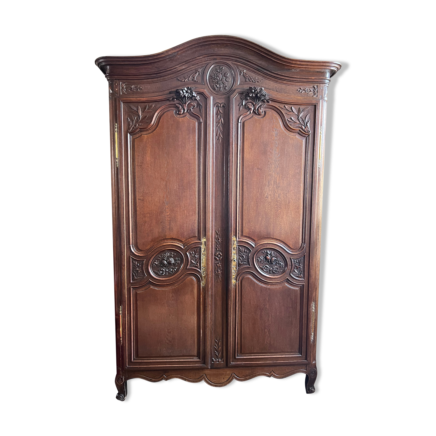 Richly carved Norman wedding cabinet