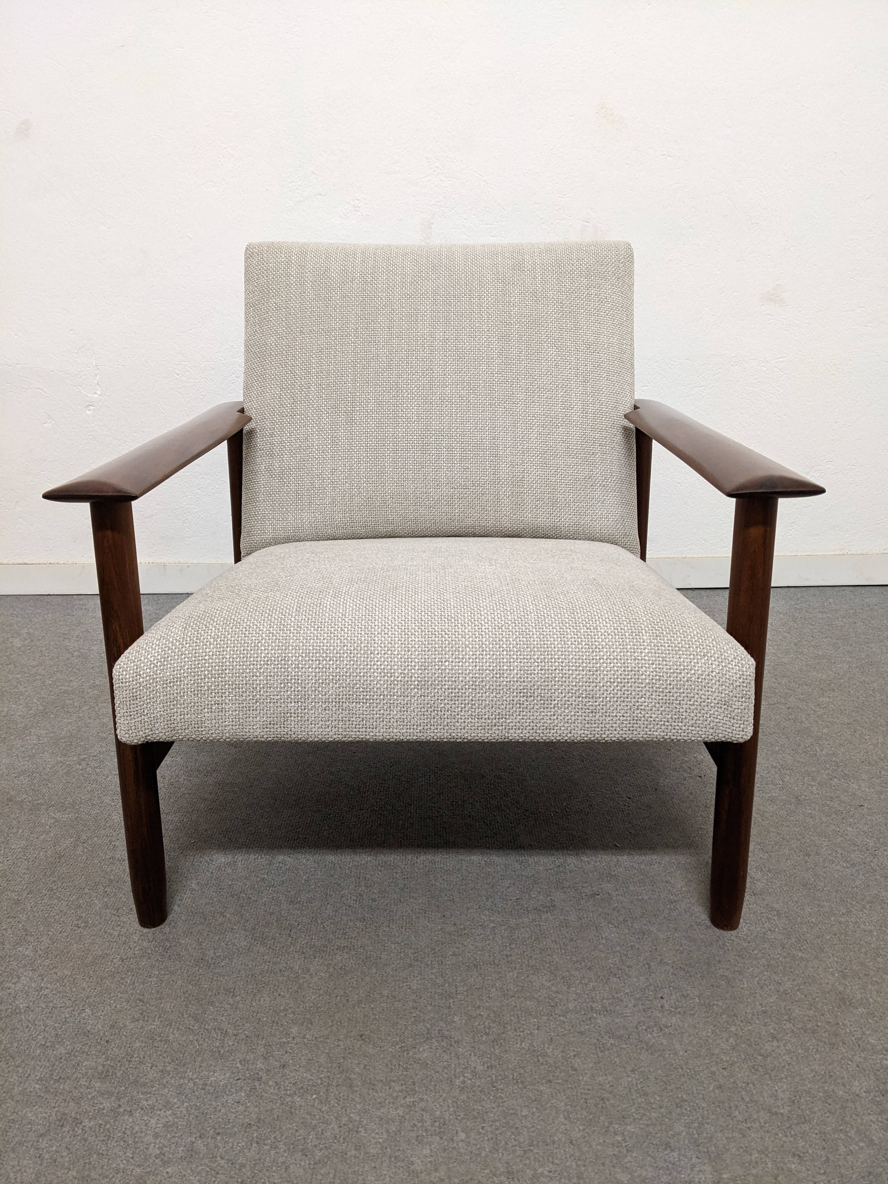 Pair of Danish teak armchairs from the 50s/60s
