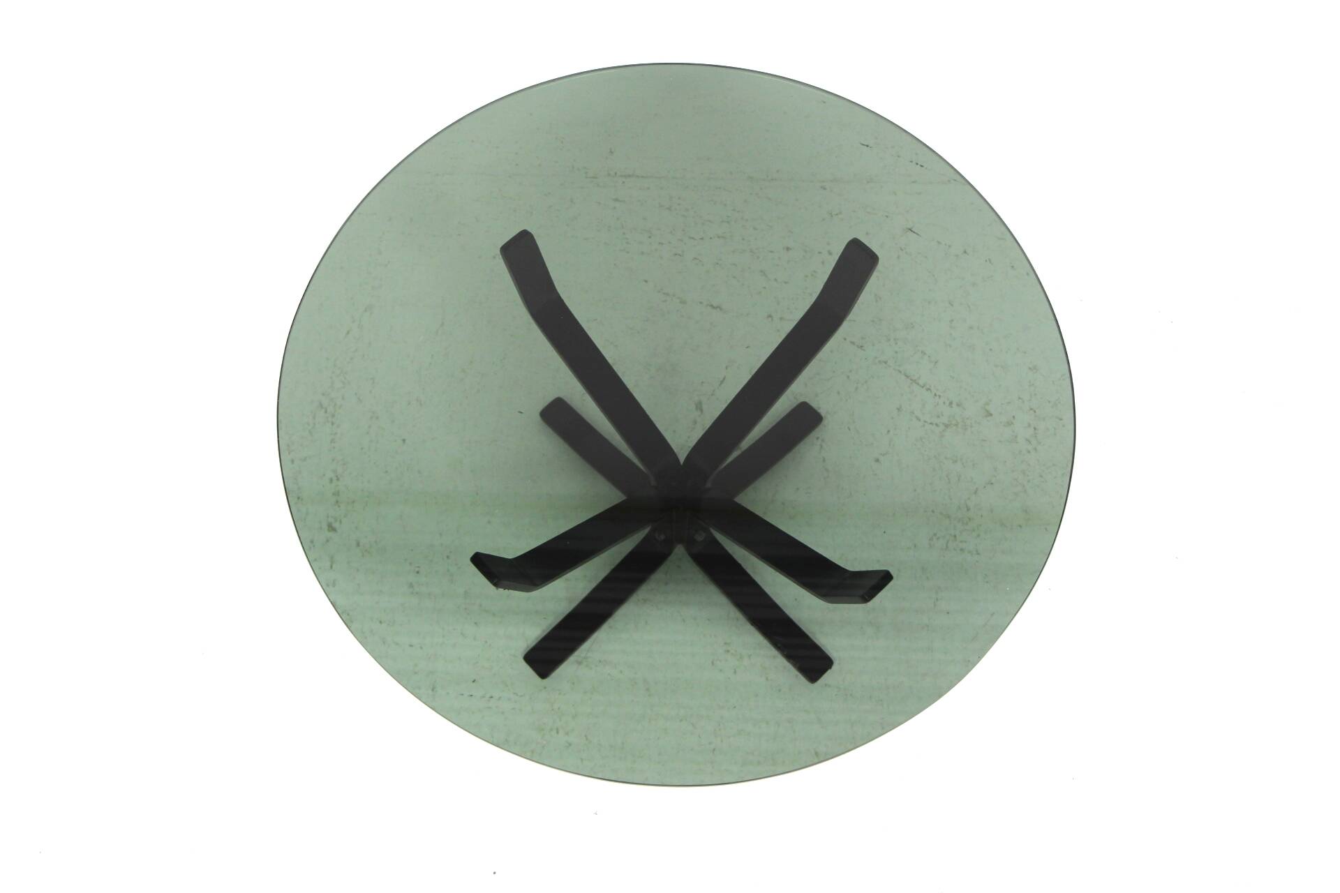 Metal and glass coffee table, Sweden, 1970s