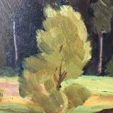 Landscape oil painting