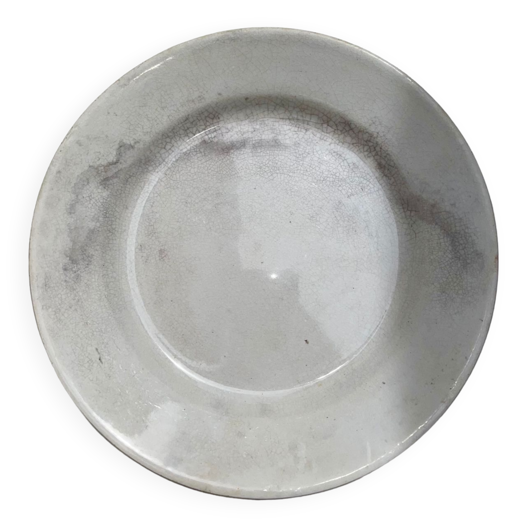Old Creil and Montereau Labrador plate