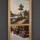 Miroir trumeau en bois doré, style Louis XVI – 1900