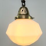 Hanging bag paris 1920 1930 opaline brass