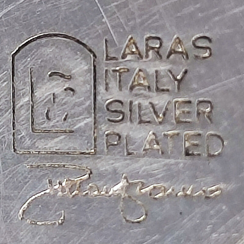1960s astonishing cocktail shaker in silver plated by Laras, made in Italy