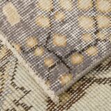 6x10 Classic & Bordered Beige Turkish Vintage Rug, 193x306Cm SK 5705