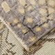 Tapis turc beige classique et bordé vintage 6x10, 193x306 cm SK 5705