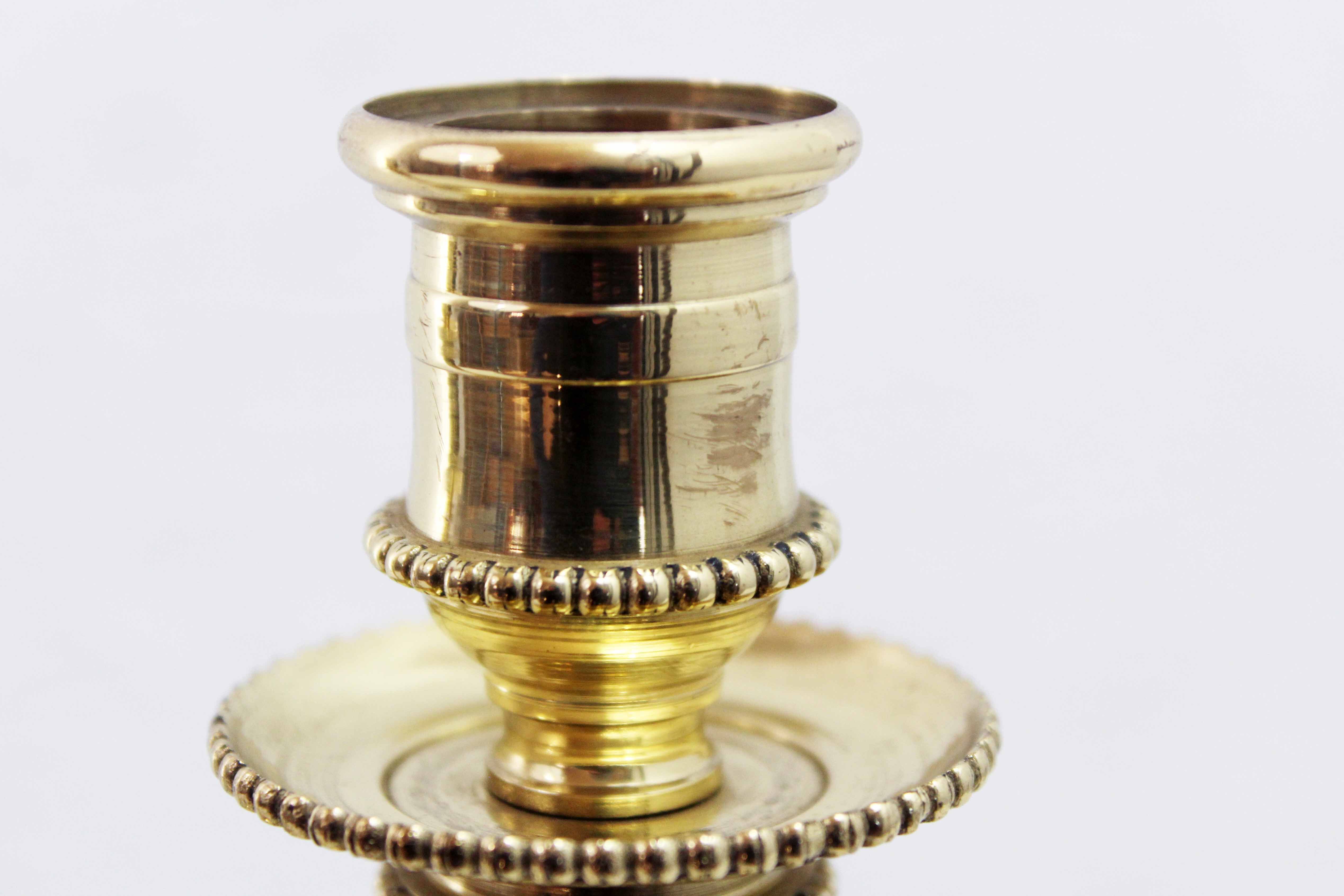 Pair of Lecellier Villedieu candle holders