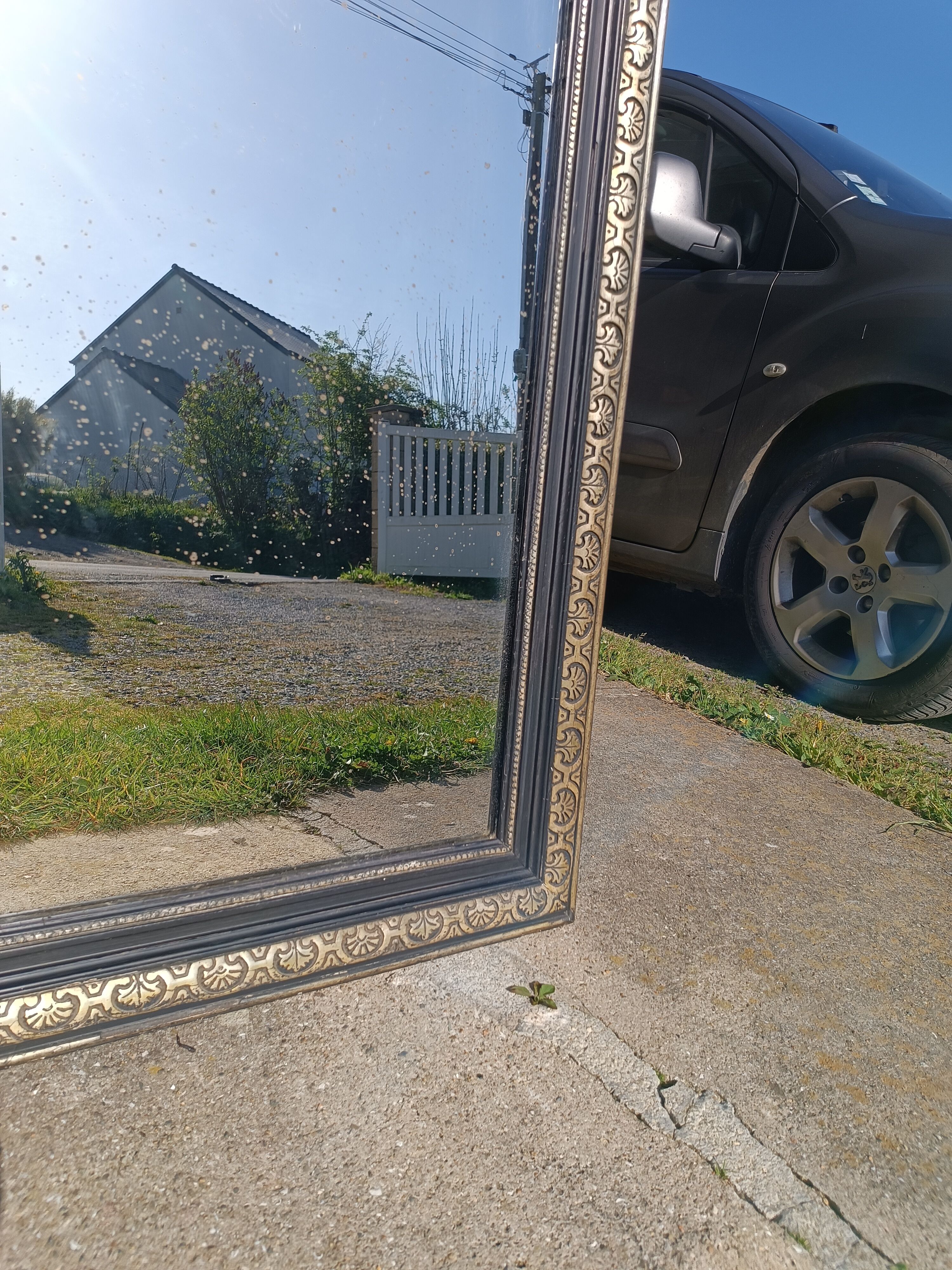 Antique mirror 168/88 cm